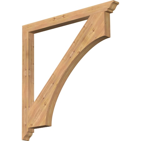 Ekena Millwork Westlake Traditional Smooth Bracket, Western Red Cedar, 3 1/2"W x 48"D x 48"H BKT04X48X48WTL01SWR